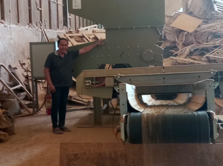 JCV WOOD PRODUCTS only sold waste wood for firewood and realized they could expand