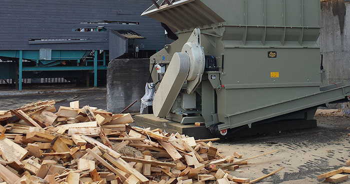 Shredding Packaging Wood